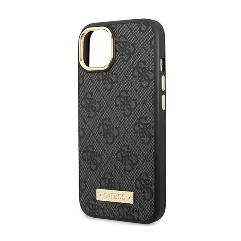 Guess 4G Logo Plate MagSafe - Case for iPhone 14 Plus (Black) - 6