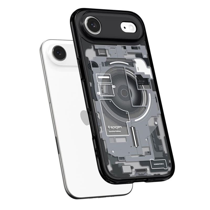 Spigen Ultra Hybrid Mag MagSafe - Case for iPhone Air (Zero One Black) - 5