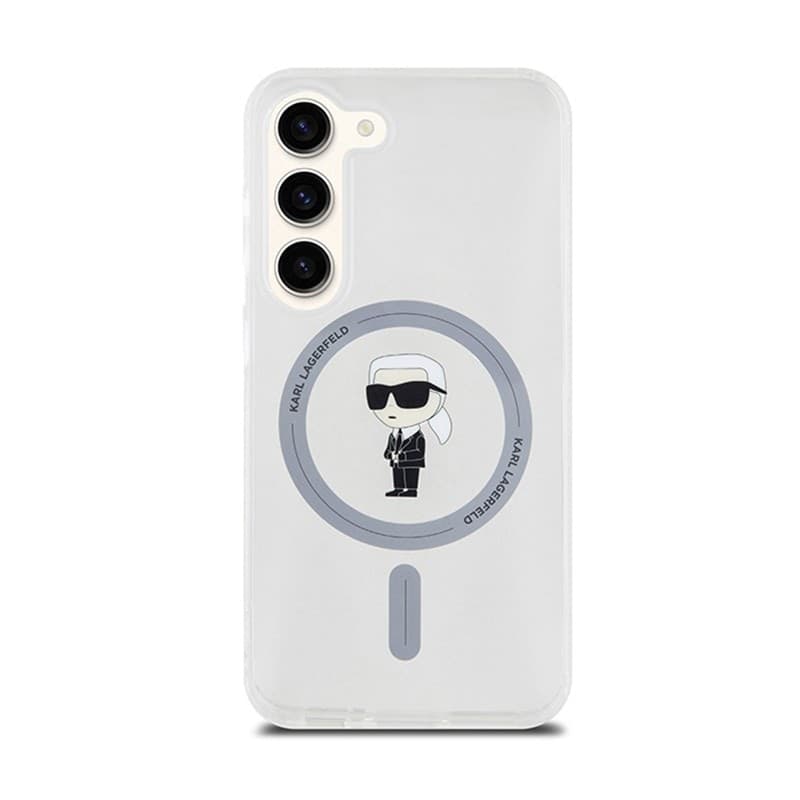 Karl Lagerfeld IML Ikonik MagSafe - Case for Samsung Galaxy S23 (Transparent) - 3