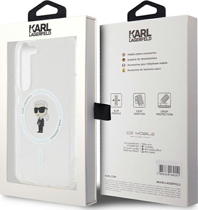 Karl Lagerfeld IML Ikonik MagSafe - Case for Samsung Galaxy S23 (Transparent) - 8