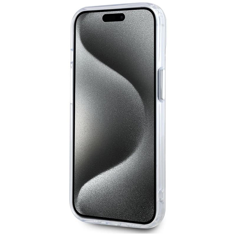 Karl Lagerfeld IML Metal Karl Head MagSafe - Case for iPhone 15 (white) - 5