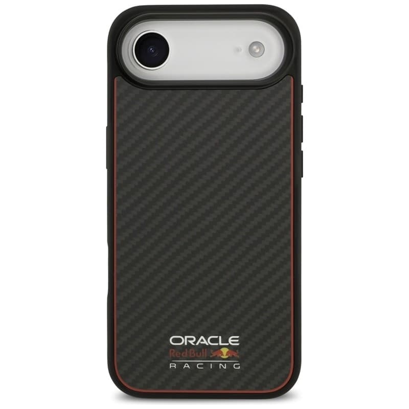 Custodia Red Bull Kevlar Logo Matt MagSafe per iPhone Air (nera) - 3