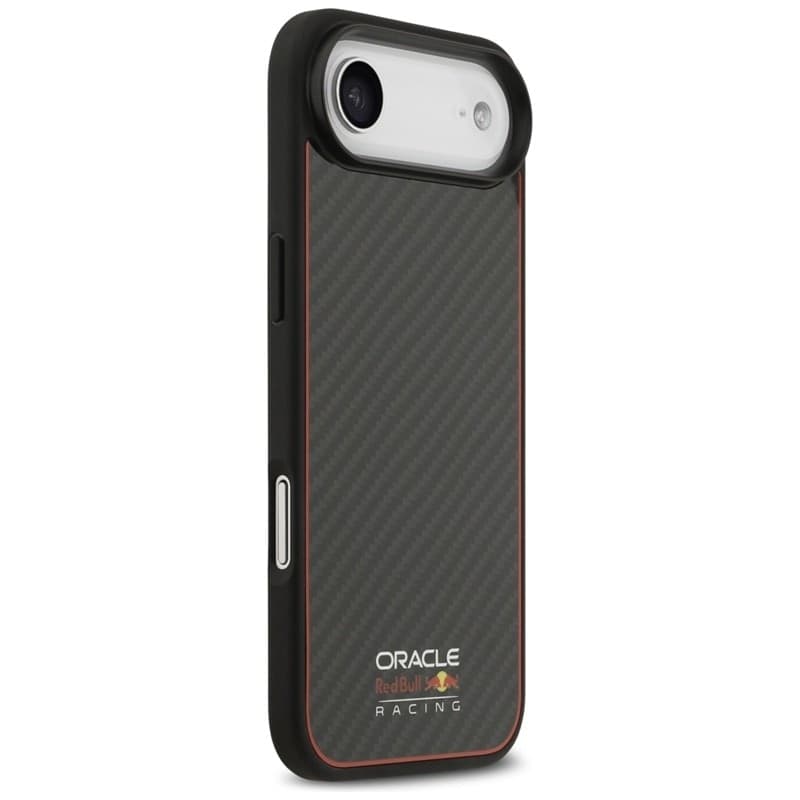 Custodia Red Bull Kevlar Logo Matt MagSafe per iPhone Air (nera) - 4