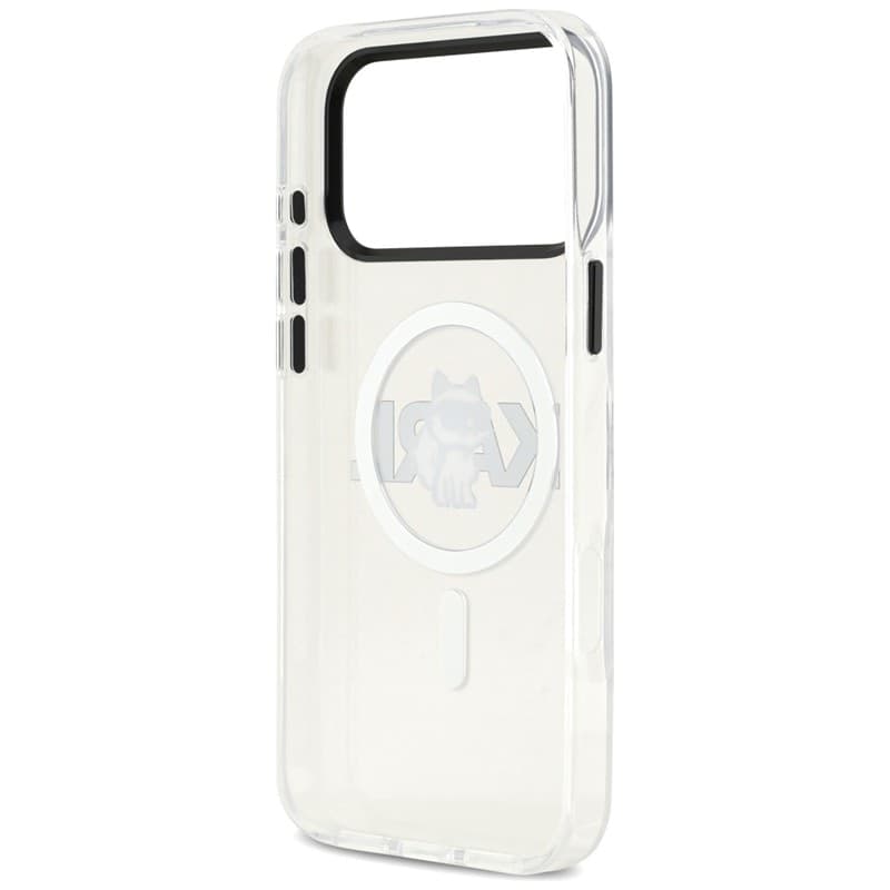 Karl Lagerfeld IML Choupette Sketch Logo MagSafe - Case for iPhone 17 Pro (transparent) - 7