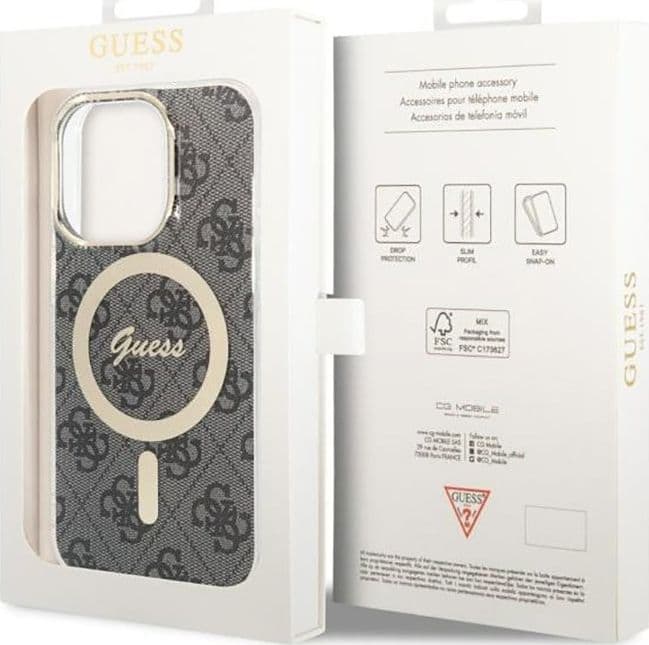 Guess 4G MagSafe - Case for iPhone 14 Pro (Black) - 7