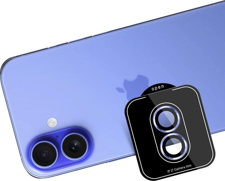 3mk Lens Protection Pro - Camera Lens Glass for iPhone 17 (Light Blue) - 4