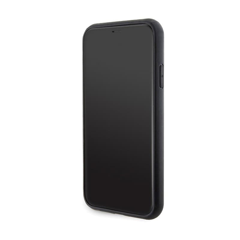 Karl Lagerfeld Gripstand Saffiano Choupette Pins - iPhone 11 Case (black) - 5