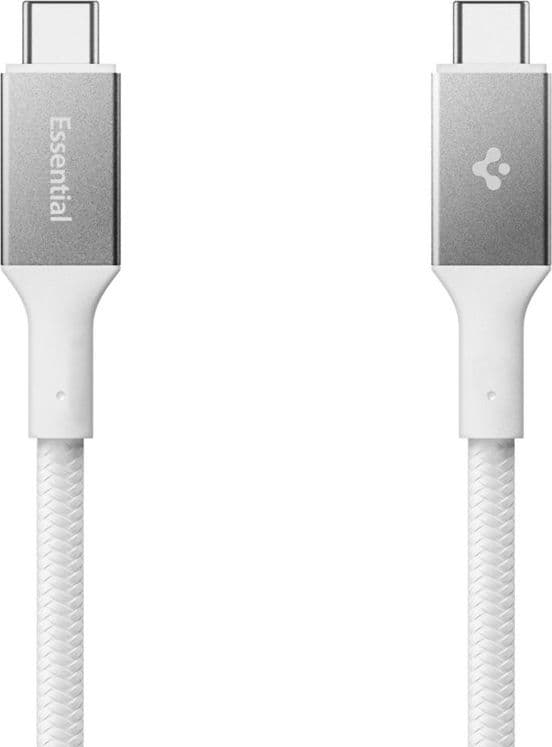Spigen EB10010CC Essential - Cavo USB-C a USB-C PD 100W 1m (Bianco) - 2