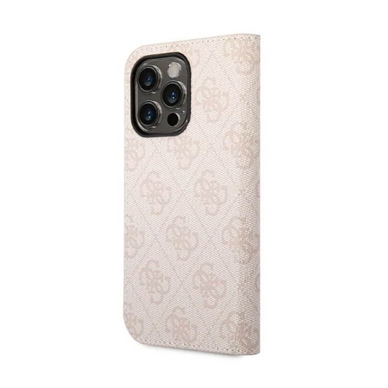 Guess 4G Metal Camera Outline Booktype Case - Case for iPhone 14 Pro Max (Pink) - 2