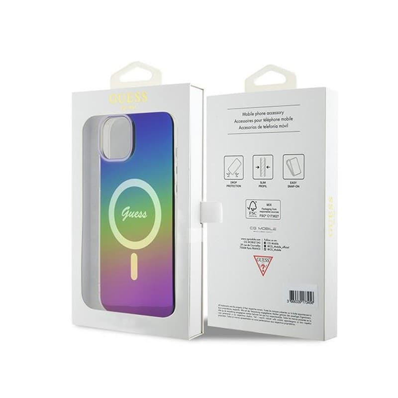 Guess IML Iridescent MagSafe - iPhone 15 Plus Case (colour) - 8