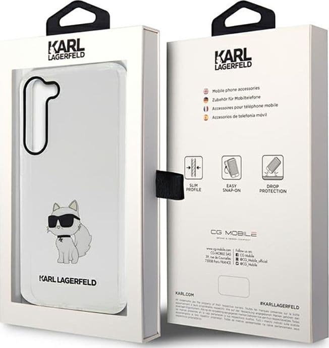 Karl Lagerfeld IML NFT Choupette - Case for Samsung Galaxy S23 (Clear) - 8