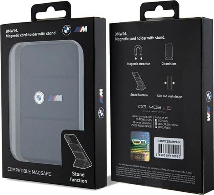 BMW Wallet Cardslot Stand MagSafe M Edition Collection - Magnetic wallet with stand function (black) - 5