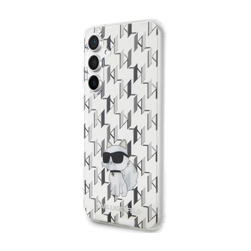 Karl Lagerfeld Monogram Choupette - Samsung Galaxy S23 FE Case (transparent) - 2