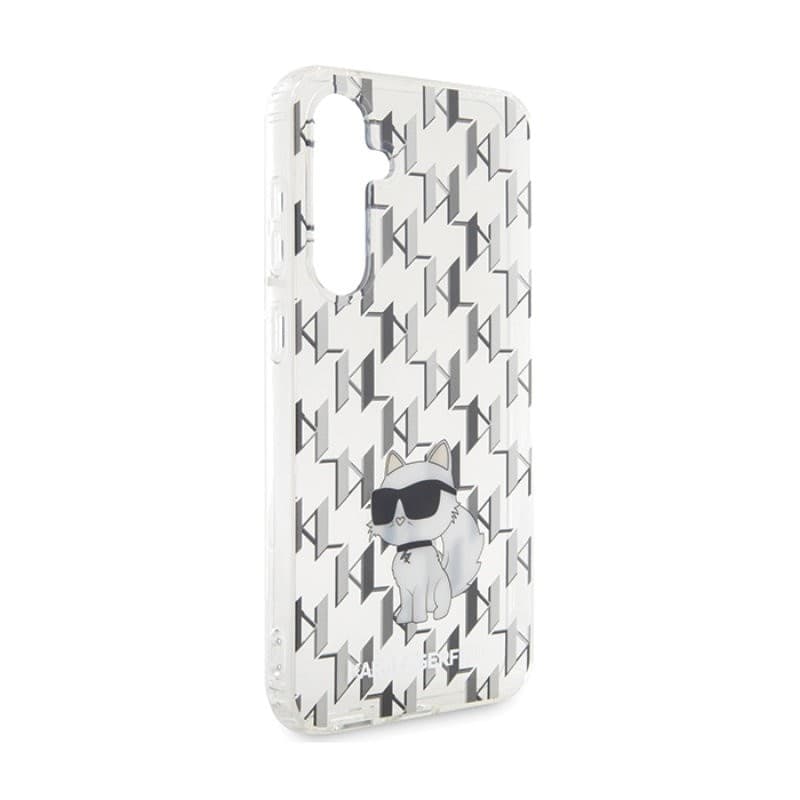 Karl Lagerfeld Monogram Choupette - Samsung Galaxy S23 FE Case (transparent) - 4