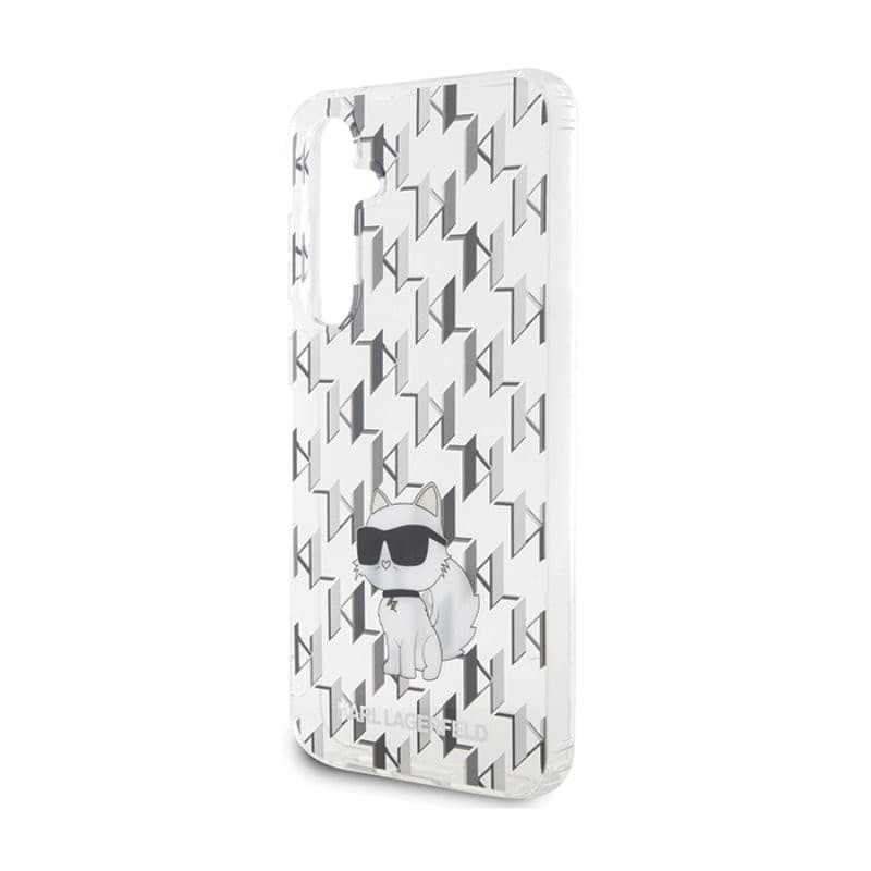 Karl Lagerfeld Monogram Choupette - Samsung Galaxy S23 FE Case (transparent) - 5