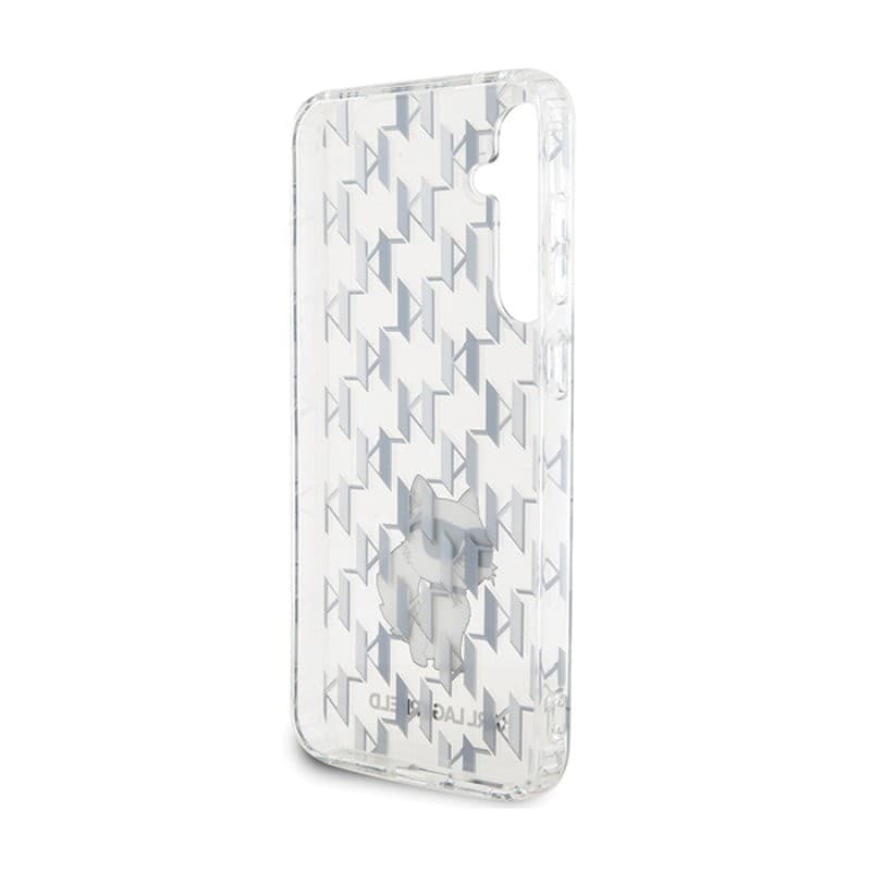 Karl Lagerfeld Monogram Choupette - Samsung Galaxy S23 FE Case (transparent) - 6
