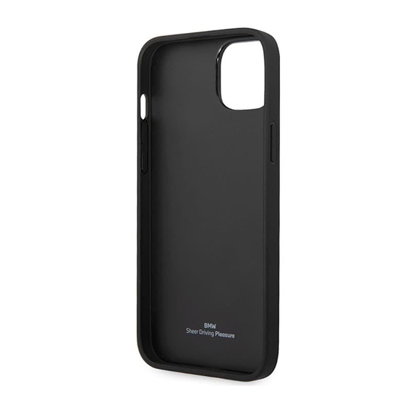 BMW Leather Diamond Pattern - Case for iPhone 14 (Burgundian) - 7