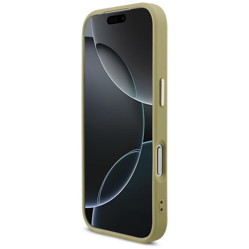 Guess Fixed Glitter Big 4G Metal Frame - Case iPhone 17 Pro (gold) - 5