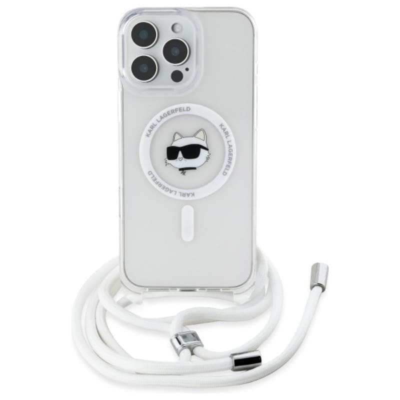 Karl Lagerfeld IML Choupette Head & Cord MagSafe - Case for iPhone 16 Pro Max (transparent) - 2