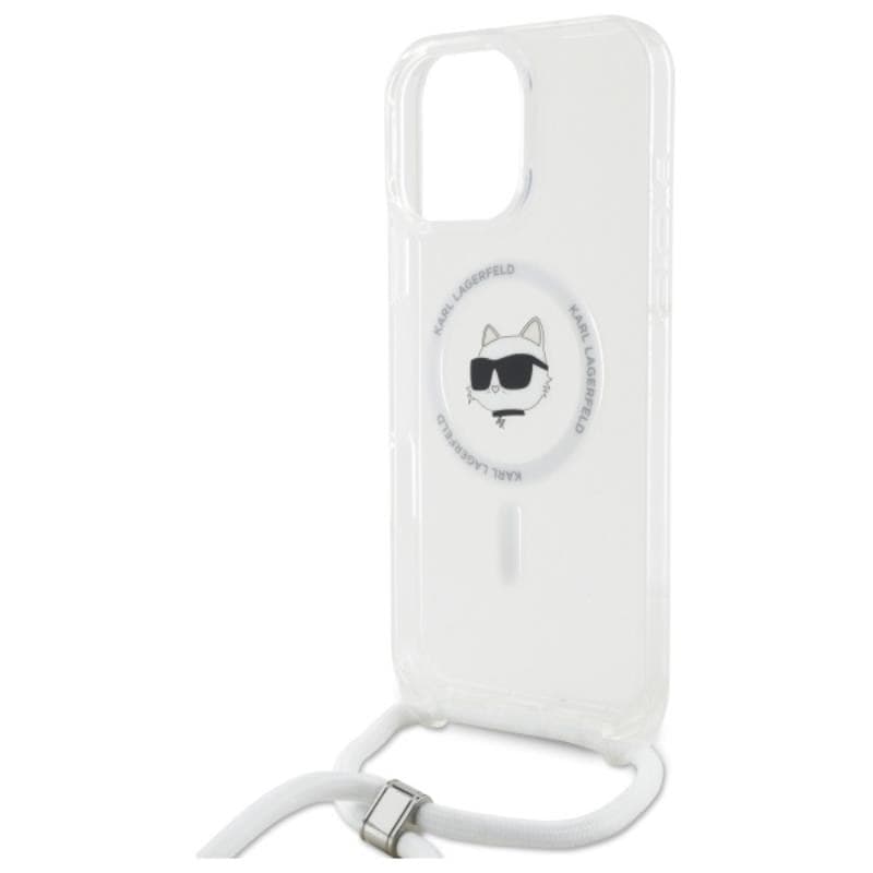 Karl Lagerfeld IML Choupette Head & Cord MagSafe - Case for iPhone 16 Pro Max (transparent) - 5