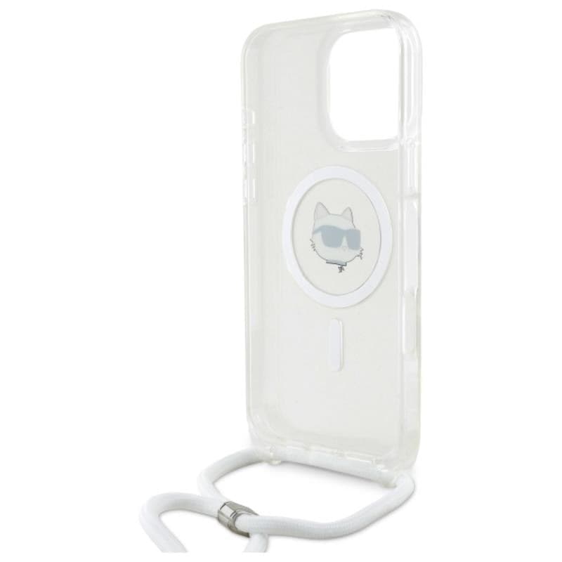 Karl Lagerfeld IML Choupette Head & Cord MagSafe - Case for iPhone 16 Pro Max (transparent) - 6
