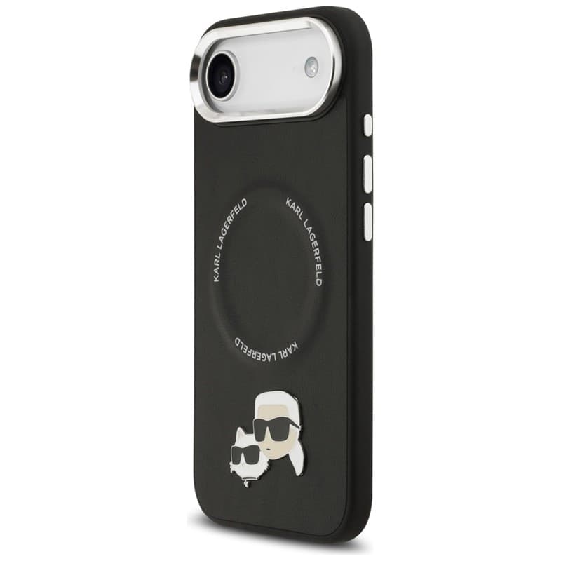 Karl Lagerfeld Karl & Choupette Pins MagSafe - Case iPhone Air (black) - 2
