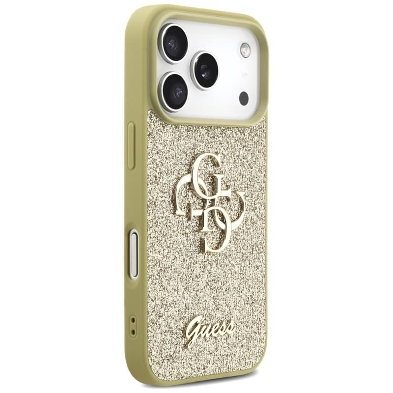 Guess Fixed Glitter Big 4G - Case for iPhone 17 Pro (gold) - 4