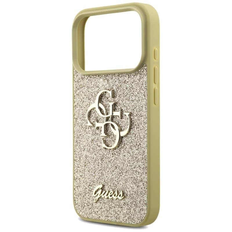 Guess Fixed Glitter Big 4G - Case for iPhone 17 Pro (gold) - 6