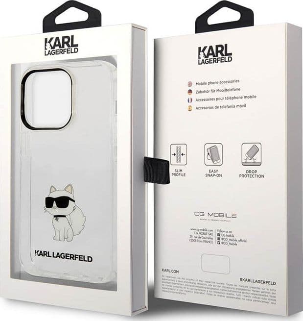 Karl Lagerfeld IML NFT Choupette - Case for iPhone 14 Pro Max (Clear) - 6