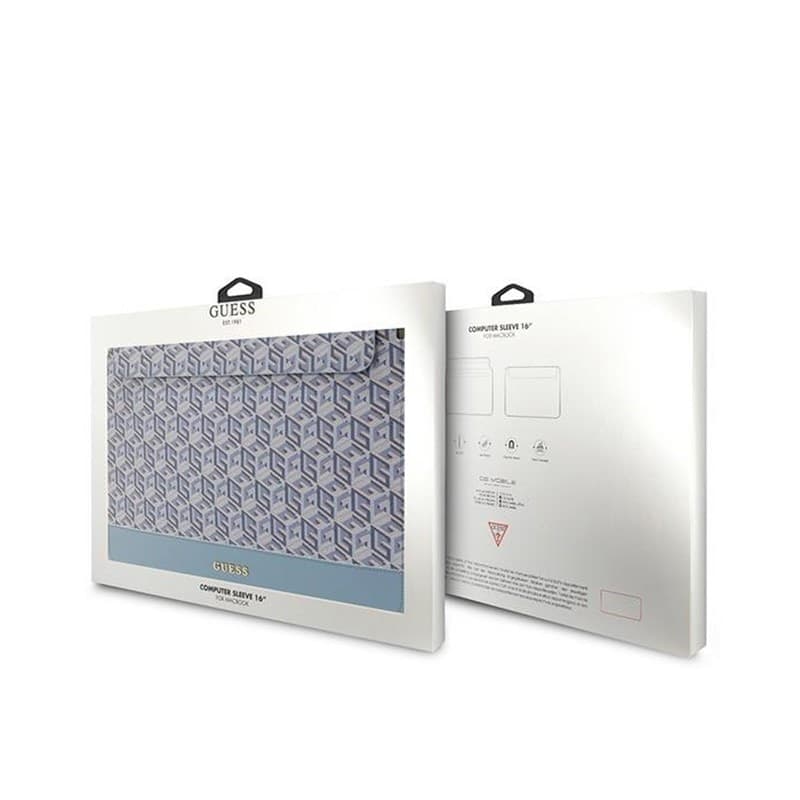 Guess GCube Stripes Computer Sleeve - 16" Notebook Case (blue) - 4