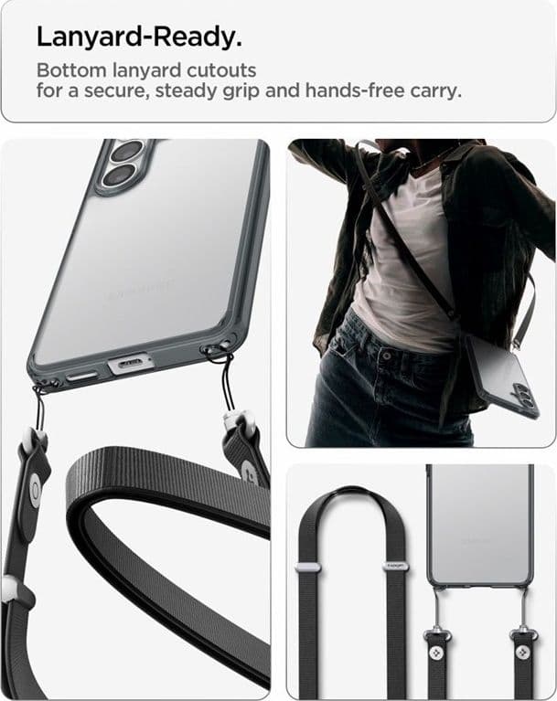 Spigen Ultra Hybrid - Custodia per Samsung Galaxy S26+ (Cristallo Spaziale) - 10