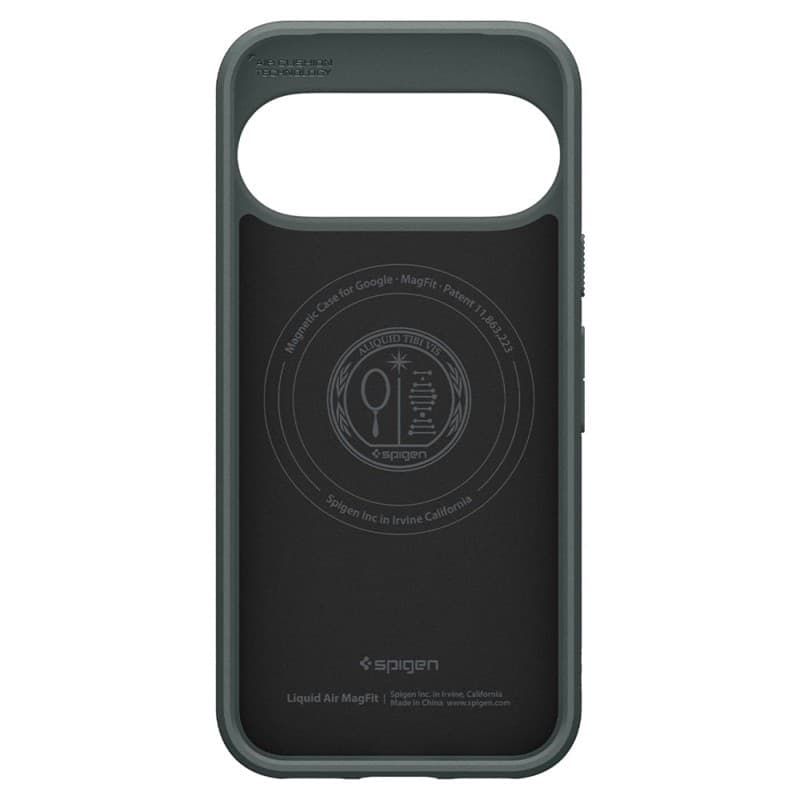 Spigen Liquid Air Mag MagSafe - Custodia per Google Pixel 11 Pro XL (Verde Abisso) - 4