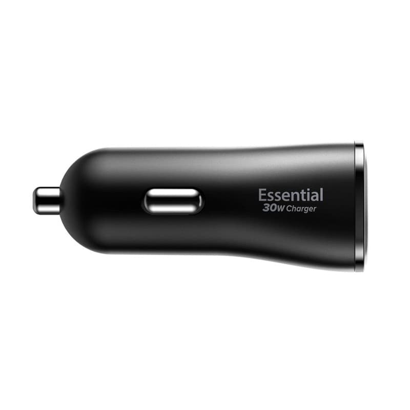 Spigen Essential EV302 - Car Charger 2x USB-A 30W (Black) - 3