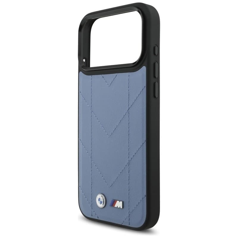 Custodia MagSafe con logo trapuntato BMW M per iPhone 17 Pro Max (blu) - 6