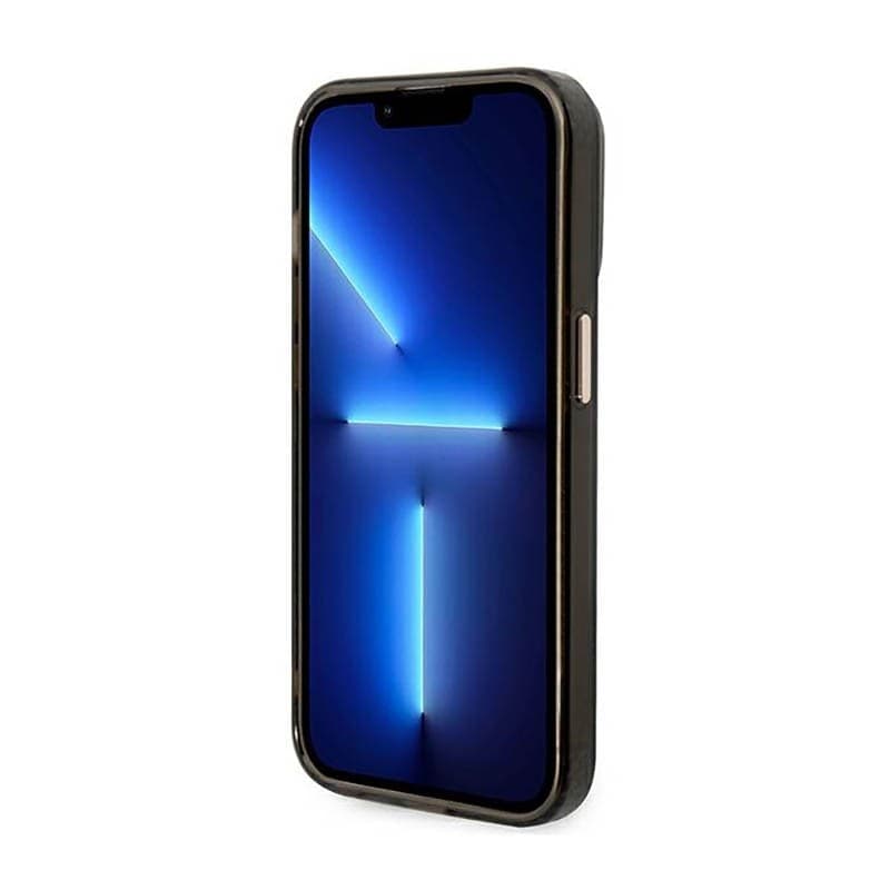 Guess Gold Outline Translucent MagSafe - Case for iPhone 14 Pro (Black) - 5