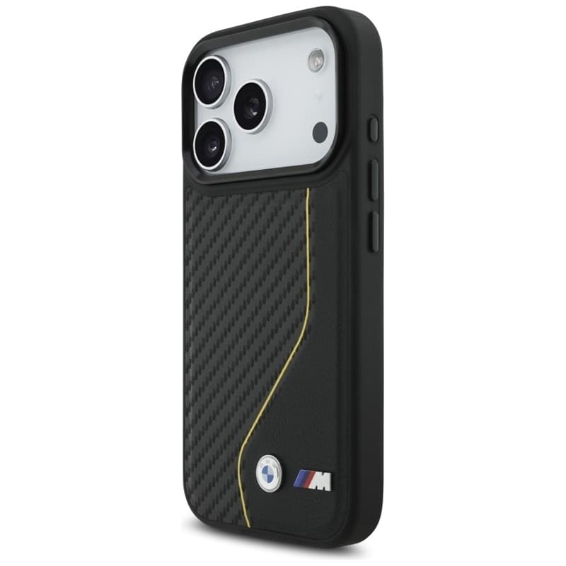 BMW M Carbon Line & Logo MagSafe - Case iPhone 17 Pro (yellow) - 2