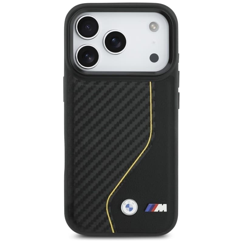 BMW M Carbon Line & Logo MagSafe - Case iPhone 17 Pro (yellow) - 3