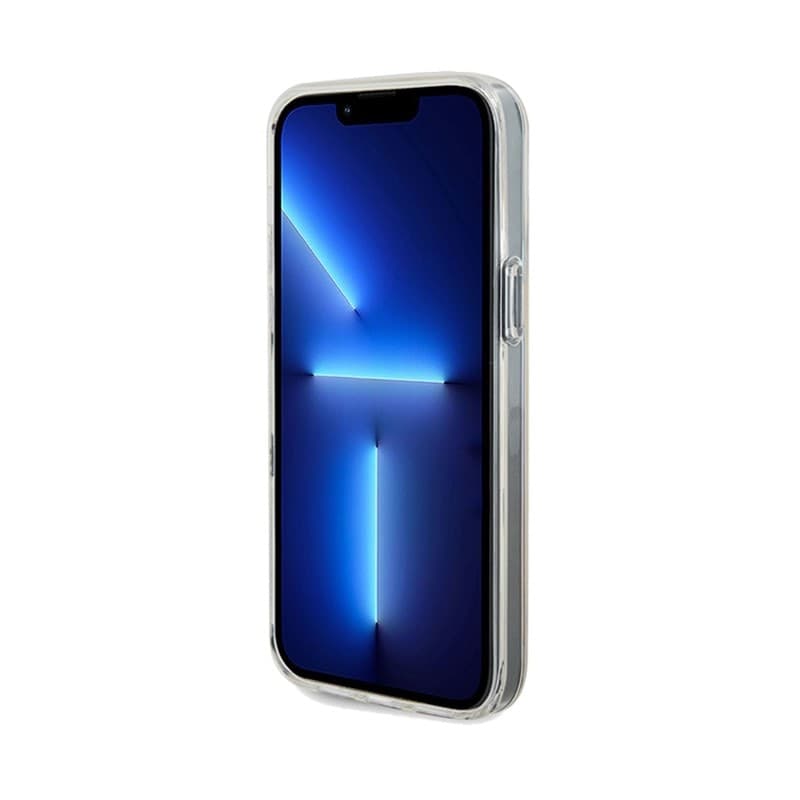 Guess IML Faceted Mirror Disco Iridescent - Case for iPhone 13 Pro Max (Iridescent) - 5