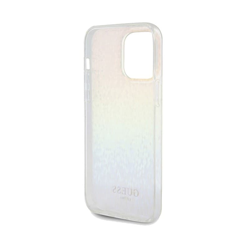 Guess IML Faceted Mirror Disco Iridescent - Case for iPhone 13 Pro Max (Iridescent) - 6