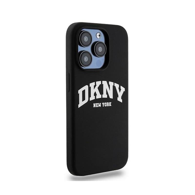 DKNY Liquid Silicone White Printed Logo MagSafe - Case for iPhone 14 Pro (black) - 4
