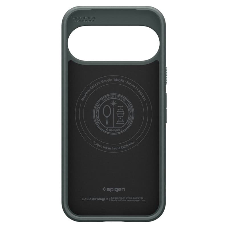 Spigen Liquid Air Mag MagSafe - Custodia per Google Pixel 11 (Verde Abisso) - 4