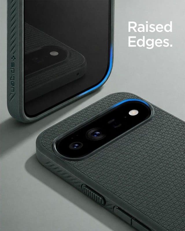 Spigen Liquid Air Mag MagSafe - Custodia per Google Pixel 11 (Verde Abisso) - 8