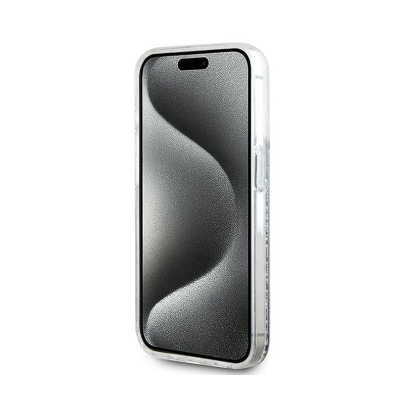Karl Lagerfeld Liquid Glitter Choupette Head MagSafe - iPhone 13 Pro Case (Transparent) - 5