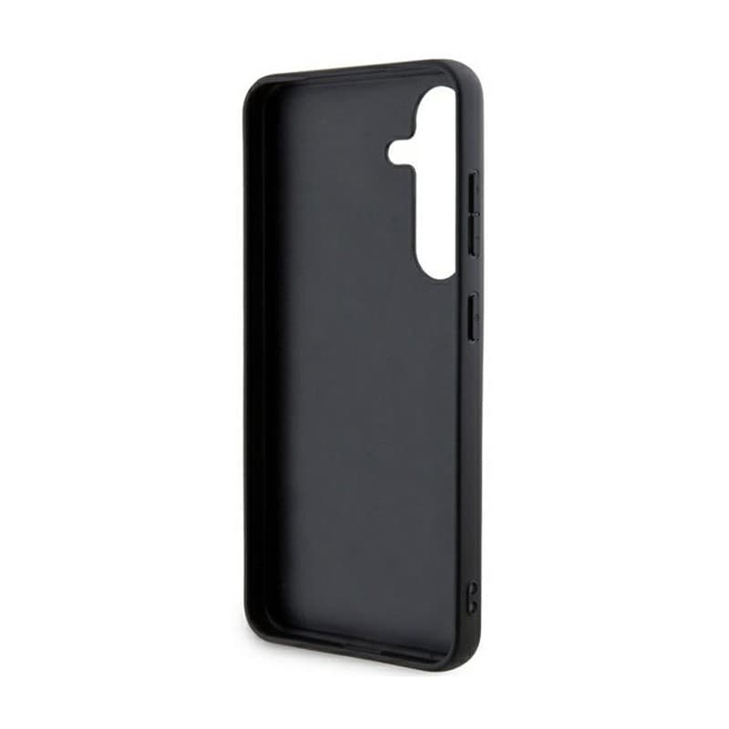 DKNY Leather Mono Stripe & Metal Logo - Samsung Galaxy S24+ Case (black) - 7