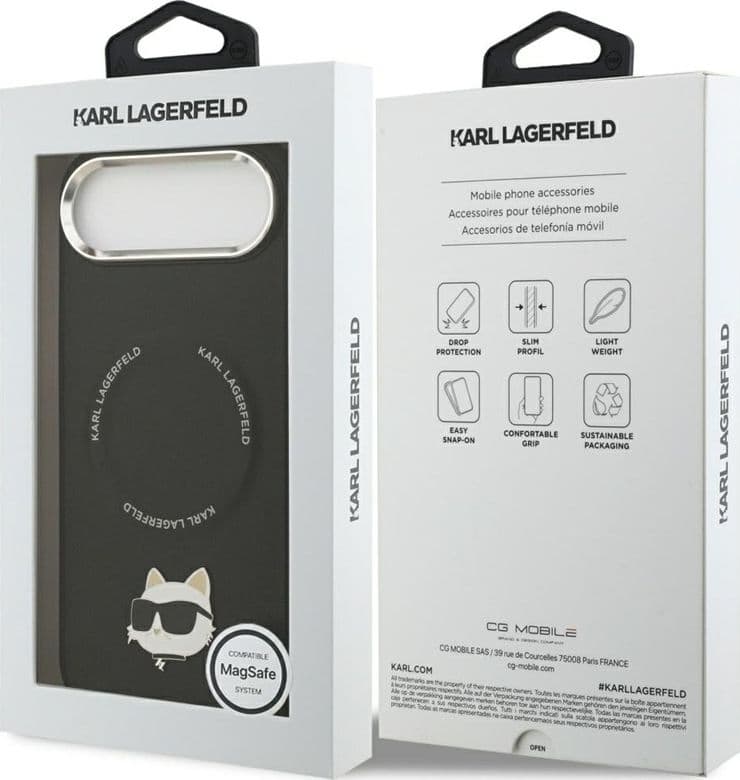 Karl Lagerfeld Choupette Pin MagSafe - Case iPhone Air (black) - 8