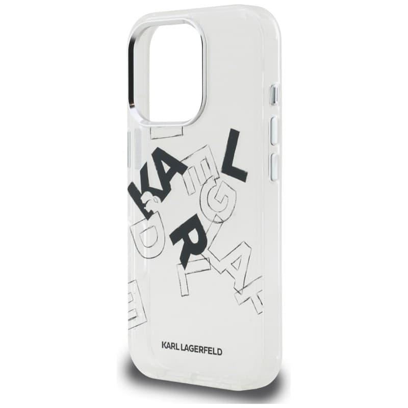 Karl Lagerfeld IML Sketched Graphic - Case for iPhone 16 Pro (transparent) - 6