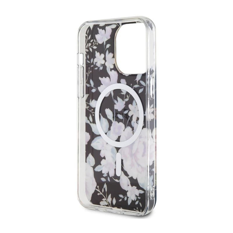 Guess Flower MagSafe - Case iPhone 14 Pro Max (Black) - 7