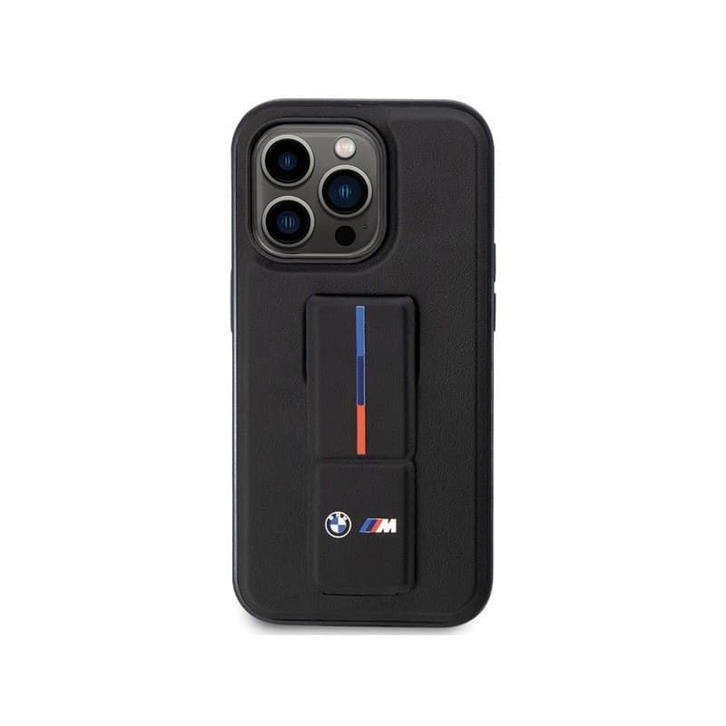 BMW Grip Stand Hot Stamp - Case for iPhone 14 Pro Max (Black) - 3