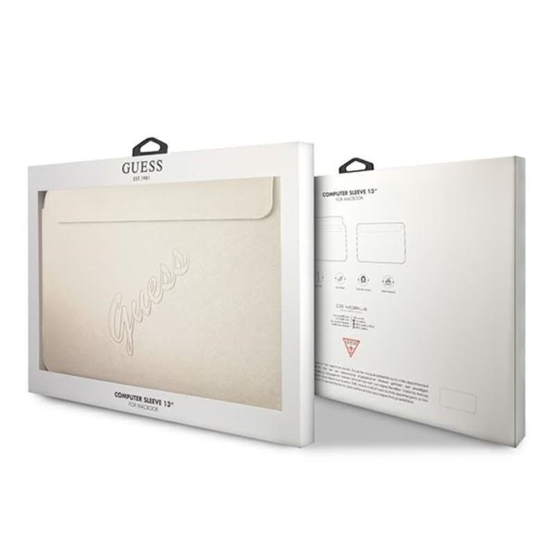 Guess Saffiano Script Computer Sleeve - Notebook case 13 "(gold) - 5