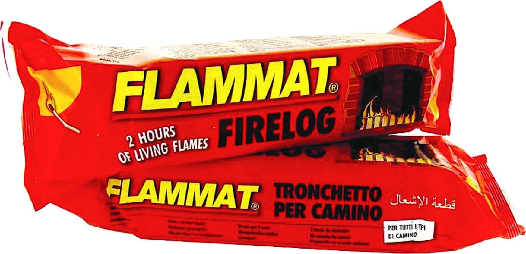 Tronchetto accendifuoco riscaldamento   segatura trattata dura 2 ore -- PZ 1 - 3